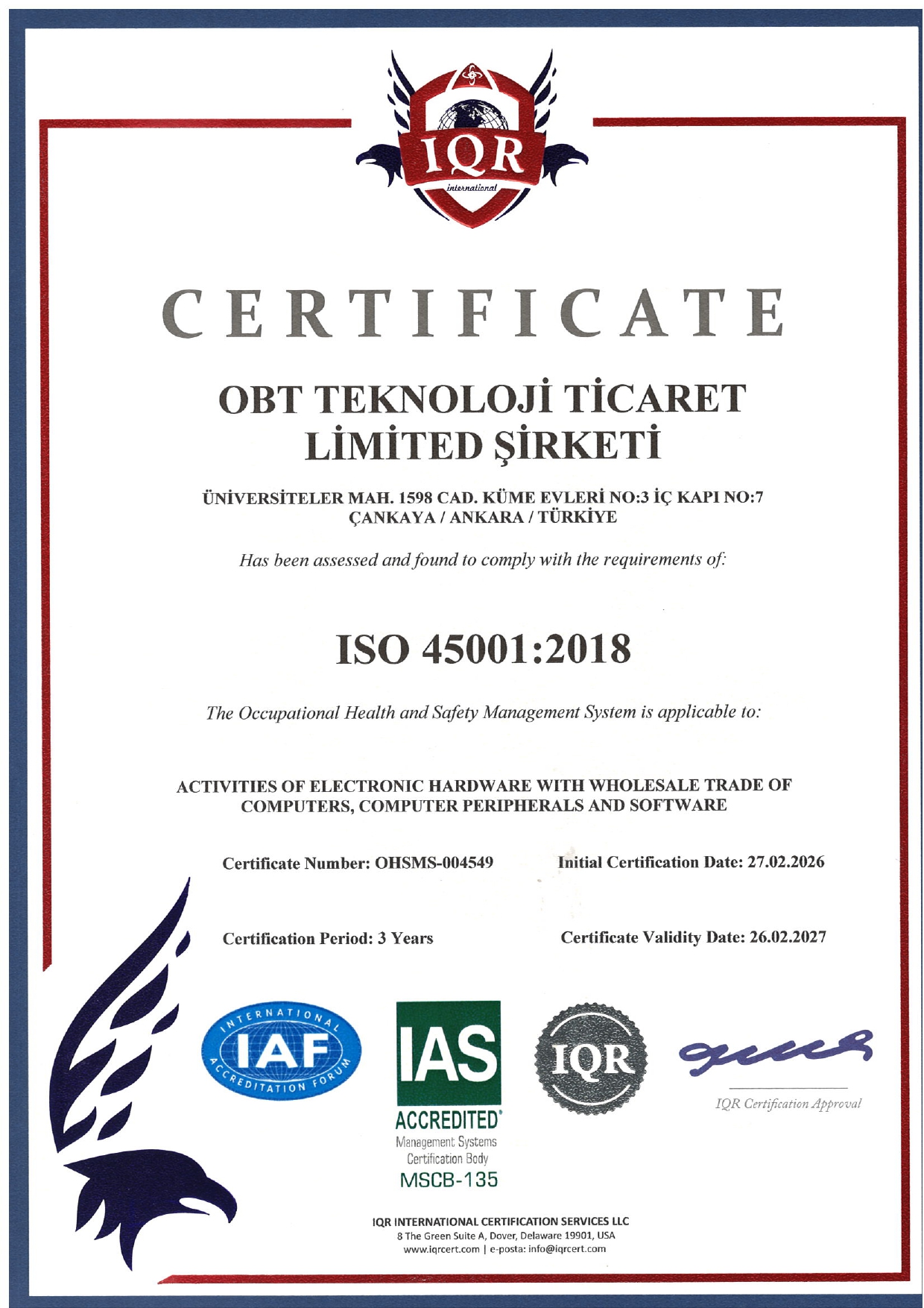 ISO 45001